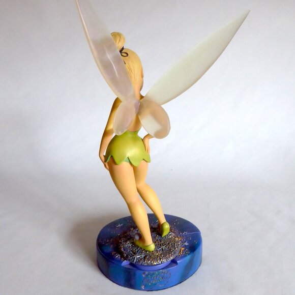 NEW 2000 WALT DISNEY GALLERY MARKRITA TINKERBELL FIGURE WITH HIDDEN PIN DRAWER - Picture 6 of 16